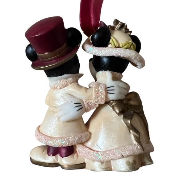 Disney Parks Christmas Collection Victorian Mickey and Minnie Mouse Ornament - Picture 5 of 5